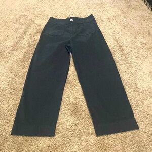 White House Black Market Black Wide-Leg Pants